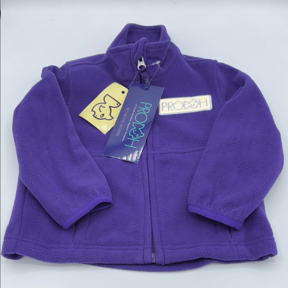 Prodoh Infant 12 Months Purple Fleece Zip Up Jacket